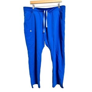 FIGS‎ Women's Kade Cargo Scrub Pants royal blue size XL/P